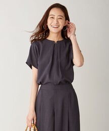 J.PRESS Ladies（J.プレス レディス）の「【イージーケア・接触冷感・洗える】マルソースパンボイル ブラウス（シャツ/ブラウス）」