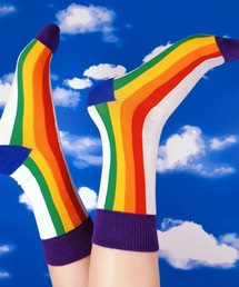WIGGLE WIGGLE（ウィグルウィグル）の「WIGGLE WIGGLE／レインボーSOCKS（ソックス/靴下・メンズ）」