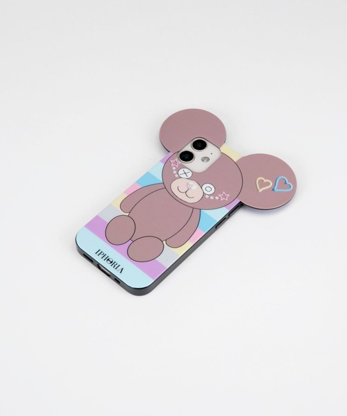 iphoria(アイフォリア)の「【IPHORIA アイフォリア】アイフォンケース iPhone 12mini対応 Case for Apple iPhone 12 mini - Teddy Collection(スマホケース/カバー・レディース・ピンク/ブルー/レオパード・ONE SIZE)」の4枚目の写真