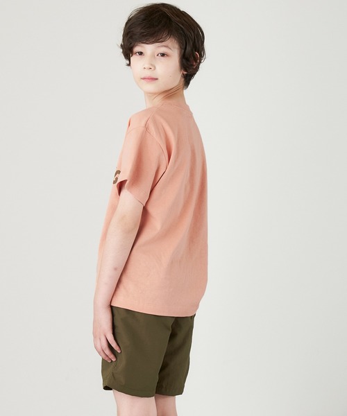 ＆yam（アンドヤム）の「USAコットン アーチロゴプリント半袖Tシャツ（Tシャツ/カットソー・キッズ・ピンク/ブラック/グレー/ホワイト・120-130cm/140-150cm/150-160cm/130-140cm/110-120cm）」の18枚目の写真