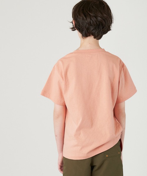 ＆yam（アンドヤム）の「USAコットン アーチロゴプリント半袖Tシャツ（Tシャツ/カットソー・キッズ・ピンク/ブラック/グレー/ホワイト・120-130cm/140-150cm/150-160cm/130-140cm/110-120cm）」の19枚目の写真