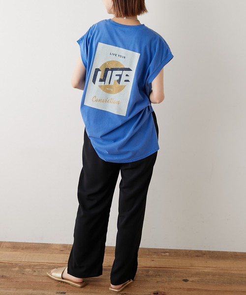 CIAOPANIC TYPY（チャオパニックティピー）の「イージーケアテーパードカラーパンツ（その他パンツ・レディース・オフホワイト/ブラック/グリーン/パープル・SMALL/MEDIUM）」の13枚目の写真