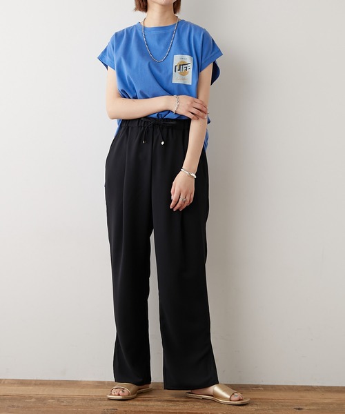 CIAOPANIC TYPY（チャオパニックティピー）の「イージーケアテーパードカラーパンツ（その他パンツ・レディース・オフホワイト/ブラック/グリーン/パープル・SMALL/MEDIUM）」の14枚目の写真