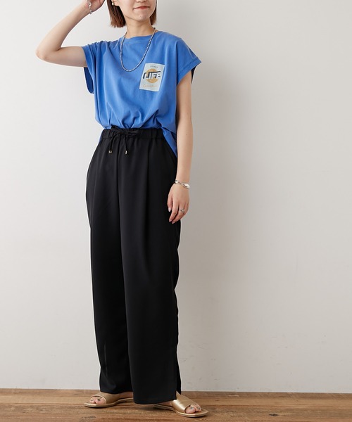 CIAOPANIC TYPY（チャオパニックティピー）の「イージーケアテーパードカラーパンツ（その他パンツ・レディース・オフホワイト/ブラック/グリーン/パープル・SMALL/MEDIUM）」の15枚目の写真