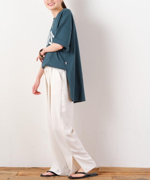 CIAOPANIC TYPY（チャオパニックティピー）の「イージーケアテーパードカラーパンツ（その他パンツ・レディース・オフホワイト/ブラック/グリーン/パープル・SMALL/MEDIUM）」の9枚目の写真