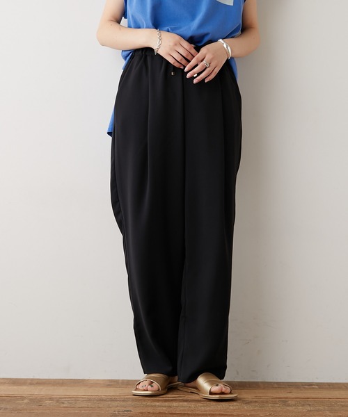 CIAOPANIC TYPY（チャオパニックティピー）の「イージーケアテーパードカラーパンツ（その他パンツ・レディース・オフホワイト/ブラック/グリーン/パープル・SMALL/MEDIUM）」の11枚目の写真