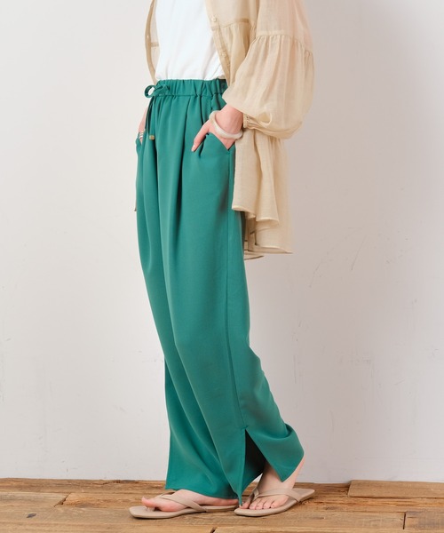 CIAOPANIC TYPY（チャオパニックティピー）の「イージーケアテーパードカラーパンツ（その他パンツ・レディース・オフホワイト/ブラック/グリーン/パープル・SMALL/MEDIUM）」の16枚目の写真