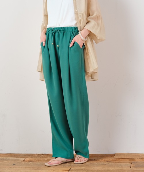 CIAOPANIC TYPY（チャオパニックティピー）の「イージーケアテーパードカラーパンツ（その他パンツ・レディース・オフホワイト/ブラック/グリーン/パープル・SMALL/MEDIUM）」の17枚目の写真