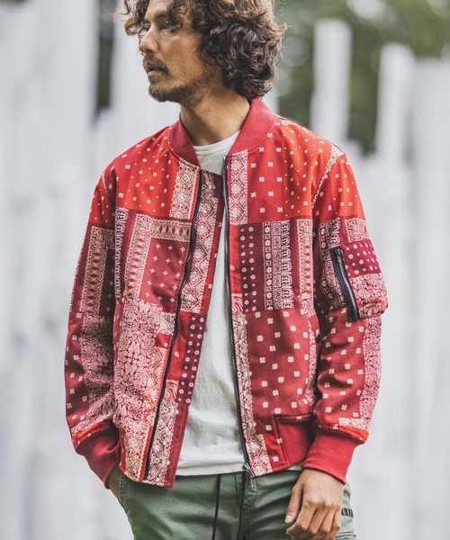 felkod フィルコッド ペイズリー ブルゾン 完売品 Мサイズ felkod（フィルコッド）の「mj7976-Paisley Blouson ブルゾン