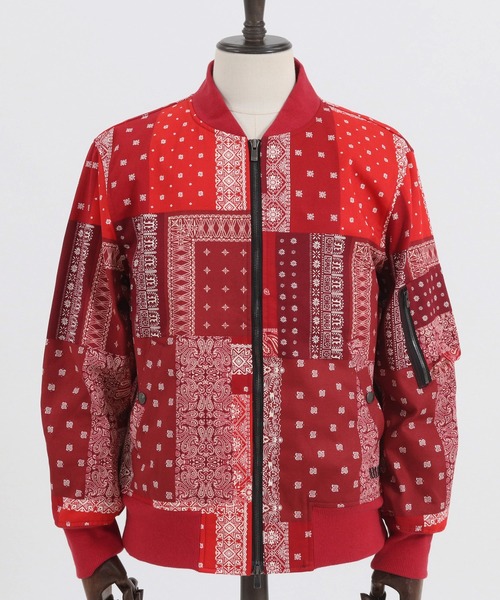 felkod フィルコッド ペイズリー ブルゾン 完売品 Мサイズ felkod（フィルコッド）の「mj7976-Paisley Blouson ブルゾン