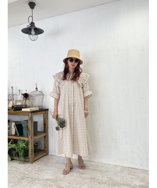 マフィン様おまとめPocketkumakoサイズ　ワンピースセット03、02♡ somari imaginationリネン混ジャケット＆ワンピースセットアップ