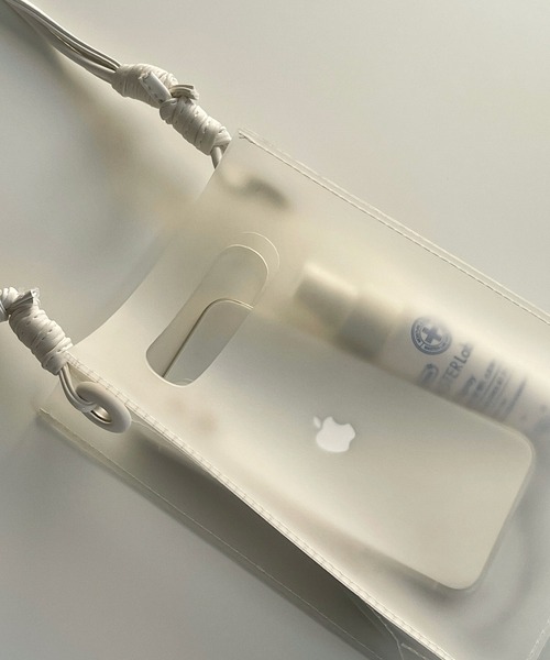 etade（エタード）の「【etade】sheer pvc 2way bag etda6（ショルダーバッグ・レディース・ホワイト/ブラック/ピンク・FREE）」の18枚目の写真