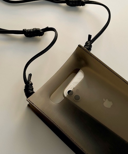 etade（エタード）の「【etade】sheer pvc 2way bag etda6（ショルダーバッグ・レディース・ホワイト/ブラック/ピンク・FREE）」の17枚目の写真