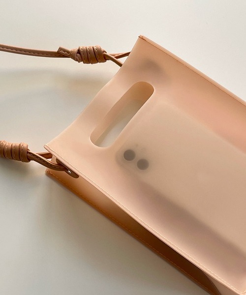 etade（エタード）の「【etade】sheer pvc 2way bag etda6（ショルダーバッグ・レディース・ホワイト/ブラック/ピンク・FREE）」の19枚目の写真