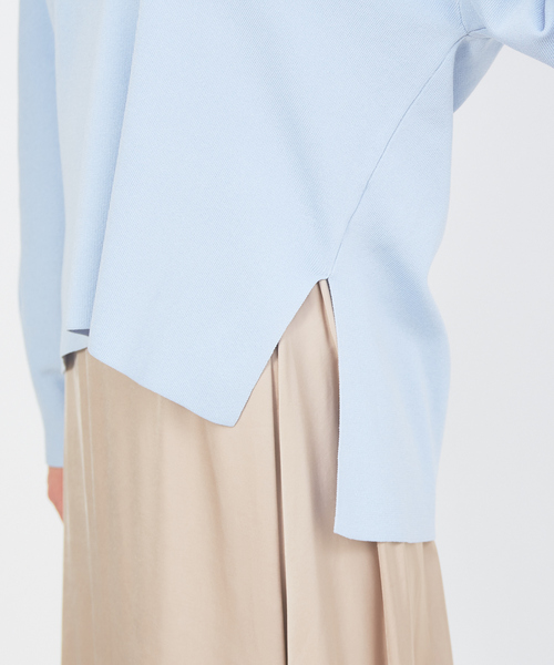 collex（コレックス）の「キーネック プルオーバー（Tシャツ/カットソー・レディース・ライトブルー/オフホワイト・フリー）」の11枚目の写真