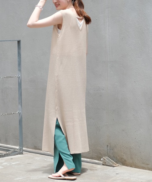 Zozotown限定 ワンピース メッシュニットロングワンピース ワンピース Ciaopanic Ciaopanic Typy チャオパニックティピー のファッション