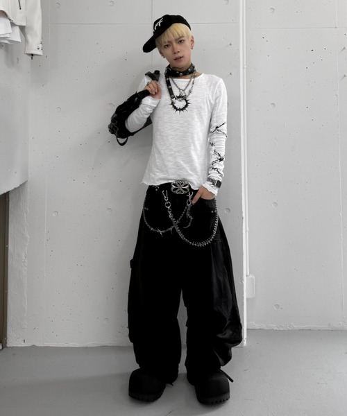 XU(エックスユー)の「【Never mind the XU】barbed wire necklace / 【ネバーマインド ザ エックスユー】バーブドワイヤーネックレスブレスレットウォレットチェーンシルバーネックレス(ネックレス・メンズ・シルバー系1/シルバー系2・SMALL/LARGE)」の16枚目の写真
