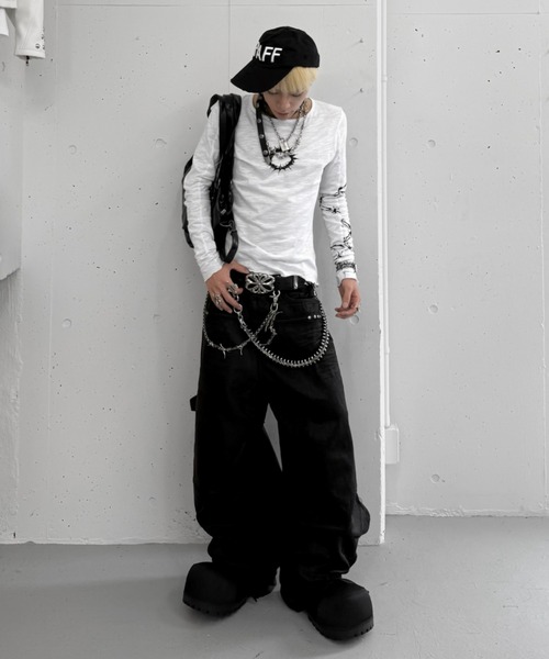 XU(エックスユー)の「【Never mind the XU】barbed wire necklace / 【ネバーマインド ザ エックスユー】バーブドワイヤーネックレスブレスレットウォレットチェーンシルバーネックレス(ネックレス・メンズ・シルバー系1/シルバー系2・SMALL/LARGE)」の15枚目の写真