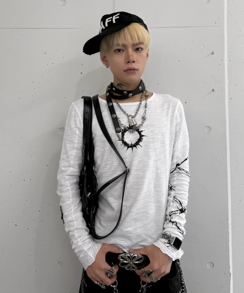 XU(エックスユー)の「【Never mind the XU】barbed wire necklace / 【ネバーマインド ザ エックスユー】バーブドワイヤーネックレスブレスレットウォレットチェーンシルバーネックレス(ネックレス・メンズ・シルバー系1/シルバー系2・SMALL/LARGE)」の13枚目の写真