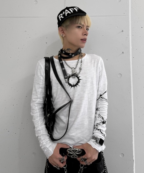 XU(エックスユー)の「【Never mind the XU】barbed wire necklace / 【ネバーマインド ザ エックスユー】バーブドワイヤーネックレスブレスレットウォレットチェーンシルバーネックレス(ネックレス・メンズ・シルバー系1/シルバー系2・SMALL/LARGE)」の14枚目の写真