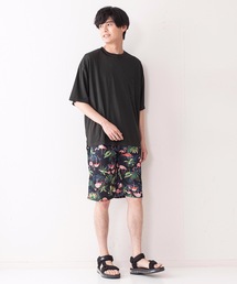 【セットアップ】カジュアルに着こなせる速乾Tシャツとショーツ上下セット