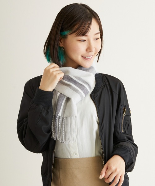 とろーりマフラー チアフリーチェック マフラー Estaa エスタ のファッション通販 Zozotown