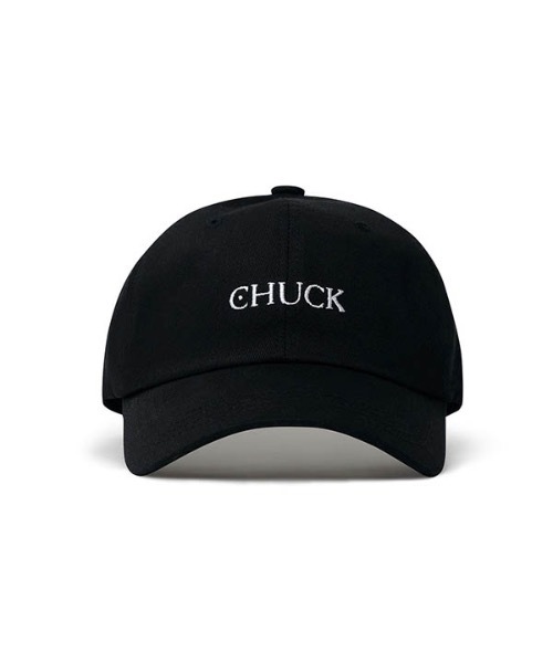 CHUCK（チャック）の「【CHUCK 】セリフロゴ コットンボールキャップ / CHUCK SERIF LOGO COTTON BALLCAP（キャップ・レディース・ブラック・FREE）」の2枚目の写真
