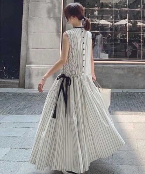 セール ストライプロングワンピース ワンピース Ulysses ユリシス のファッション通販 Zozotown
