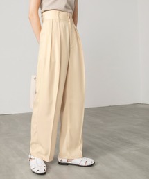BONLECILL | 2タック センタープレス カラースラックス(スラックス)