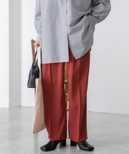 90s Vintage 2タック センタープレス リネン スラックス 生成り 90s Vintage 2タック センタープレス リネン スラックス 生成り