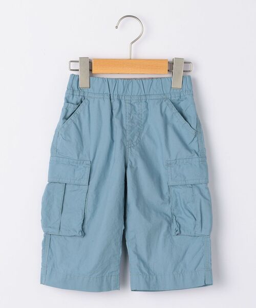 SHIPS(シップス)の「SHIPS KIDS:カーゴ ショーツ(100~130cm)(カーゴパンツ・キッズ・ブルー・120/110/130/100)」の1枚目の写真