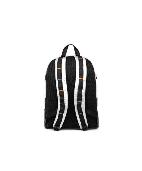 DIESEL（ディーゼル）の「メンズ コーテッドナイロン バックパック リュック（バックパック/リュック・メンズ・シルバー・UNI）」の7枚目の写真