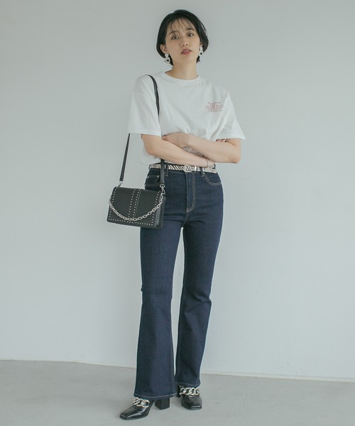 PAGEBOY（ページボーイ）の「ヴィンテージロゴTシャツ（Tシャツ/カットソー・レディース・ブラック/オフホワイト/オートミール・FREE）」の17枚目の写真