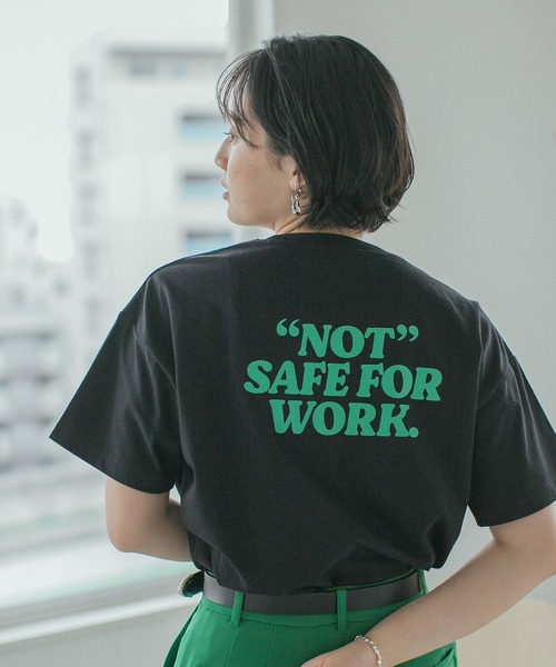 PAGEBOY（ページボーイ）の「ヴィンテージロゴTシャツ（Tシャツ/カットソー・レディース・ブラック/オフホワイト/オートミール・FREE）」の18枚目の写真