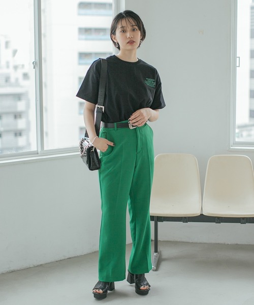 PAGEBOY（ページボーイ）の「ヴィンテージロゴTシャツ（Tシャツ/カットソー・レディース・ブラック/オフホワイト/オートミール・FREE）」の19枚目の写真