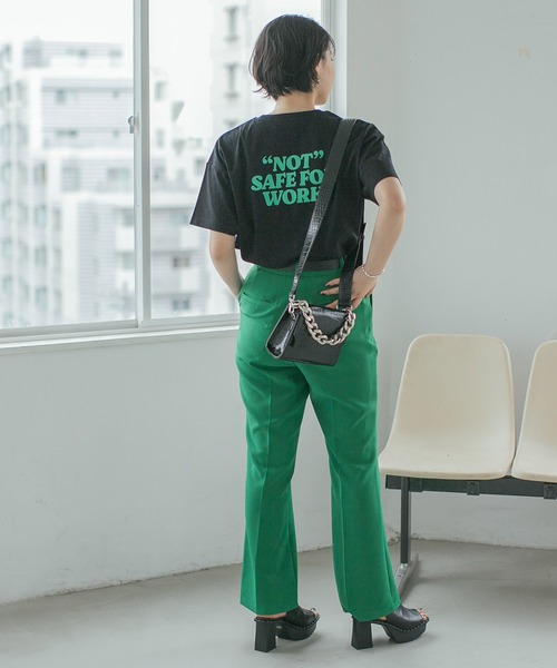 PAGEBOY（ページボーイ）の「ヴィンテージロゴTシャツ（Tシャツ/カットソー・レディース・ブラック/オフホワイト/オートミール・FREE）」の20枚目の写真