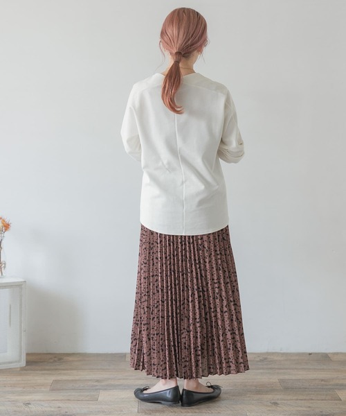 ITEMS URBANRESEARCH（アイテムズ アーバンリサーチ）の「レオパードプリーツスカート（スカート・レディース・ブラウン/ベージュ/ブラック・FREE）」の9枚目の写真