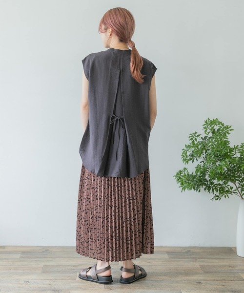 ITEMS URBANRESEARCH（アイテムズ アーバンリサーチ）の「レオパードプリーツスカート（スカート・レディース・ブラウン/ベージュ/ブラック・FREE）」の14枚目の写真