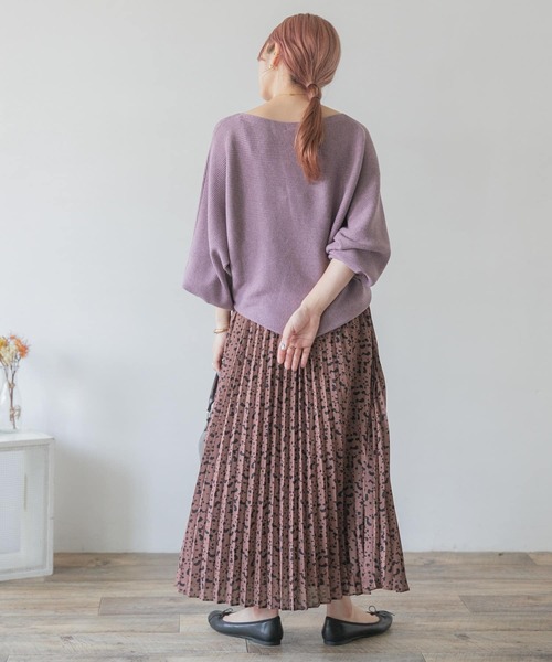 ITEMS URBANRESEARCH（アイテムズ アーバンリサーチ）の「レオパードプリーツスカート（スカート・レディース・ブラウン/ベージュ/ブラック・FREE）」の17枚目の写真