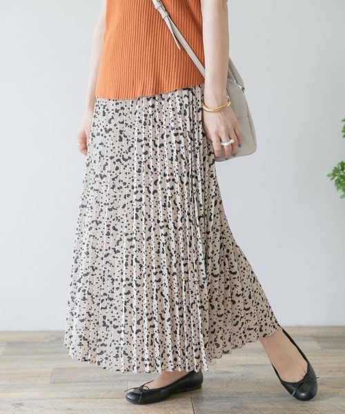 ITEMS URBANRESEARCH（アイテムズ アーバンリサーチ）の「レオパードプリーツスカート（スカート・レディース・ブラウン/ベージュ/ブラック・FREE）」の22枚目の写真