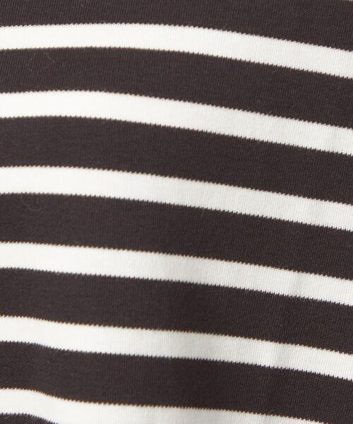 closet story（クローゼットストーリー）の「【WEB限定】＜closet story＞バスクボーダー ドルマン カットソー（Tシャツ/カットソー・レディース・ブラック/レッド/マスタード・FREE）」の12枚目の写真