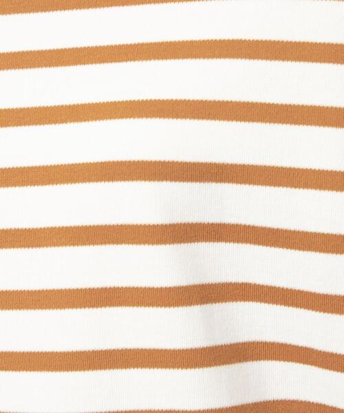 closet story（クローゼットストーリー）の「【WEB限定】＜closet story＞バスクボーダー ドルマン カットソー（Tシャツ/カットソー・レディース・ブラック/レッド/マスタード・FREE）」の17枚目の写真