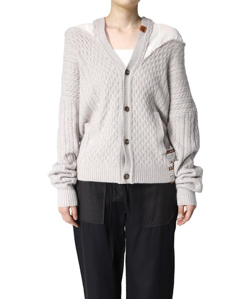 メゾンミハラヤスヒロ　ブラッシュドニットカーディガン Maison MIHARA YASUHIRO（メゾンミハラヤスヒロ）の「【Maison