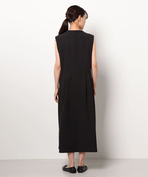 NICOLE CLUB(ニコル クラブ)の「【NICOLE CLUB】ノースリーブワンピース(ワンピース・レディース・ブラック/ブラウン・M)」の3枚目の写真