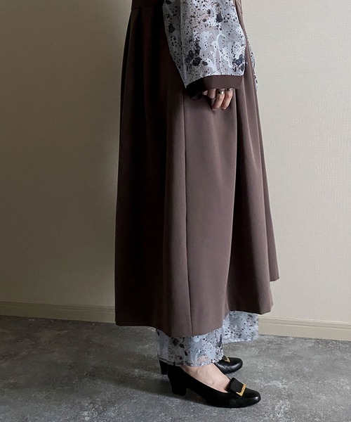 NICOLE CLUB(ニコル クラブ)の「【NICOLE CLUB】ノースリーブワンピース(ワンピース・レディース・ブラック/ブラウン・M)」の7枚目の写真