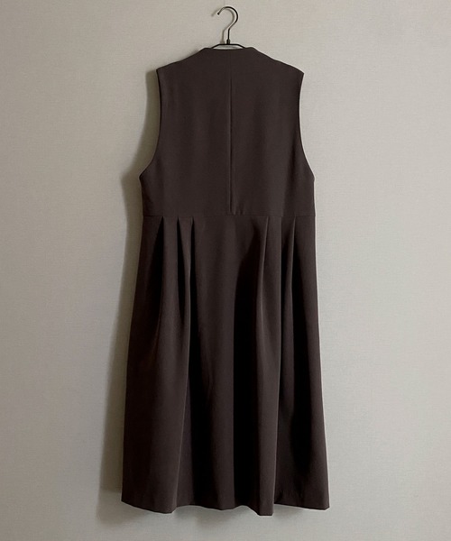 NICOLE CLUB(ニコル クラブ)の「【NICOLE CLUB】ノースリーブワンピース(ワンピース・レディース・ブラック/ブラウン・M)」の15枚目の写真