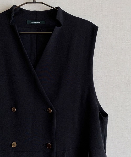 NICOLE CLUB(ニコル クラブ)の「【NICOLE CLUB】ノースリーブワンピース(ワンピース・レディース・ブラック/ブラウン・M)」の21枚目の写真