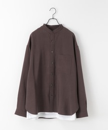 RAGEBLUE | レーヨン/バンドカラーシャツ/959766(シャツ/ブラウス)