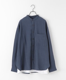 レーヨン/バンドカラーシャツ/959766