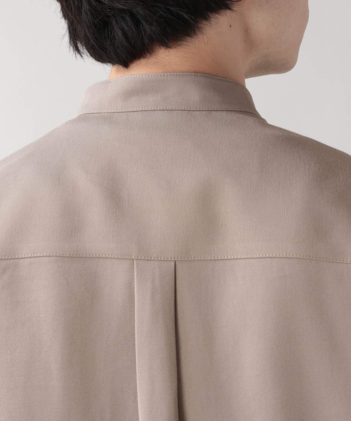 RAGEBLUE（レイジブルー）の「レーヨン/バンドカラーシャツ/959766（シャツ/ブラウス・メンズ・オフホワイト/ダークブラウン/ベージュ/ブルー・SMALL/MEDIUM/LARGE）」の18枚目の写真